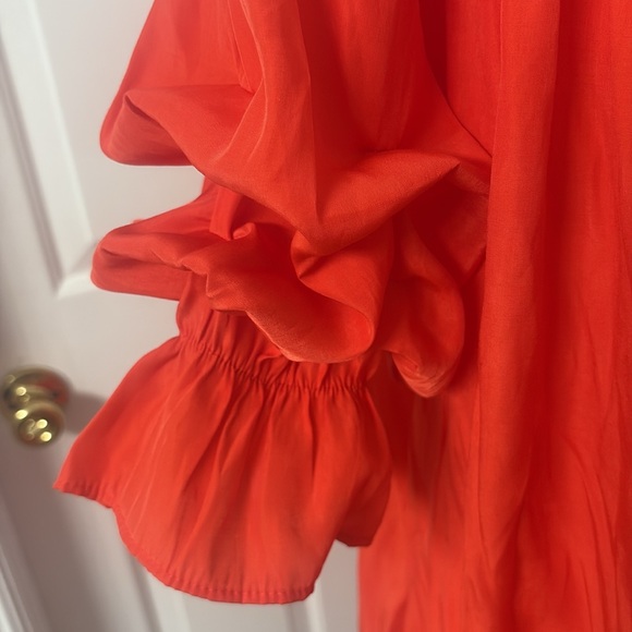 NWT Mersea Tulum Women’s Dress In Sunset. Sz L. 34" long, pit to pit 22" - Picture 2 of 11